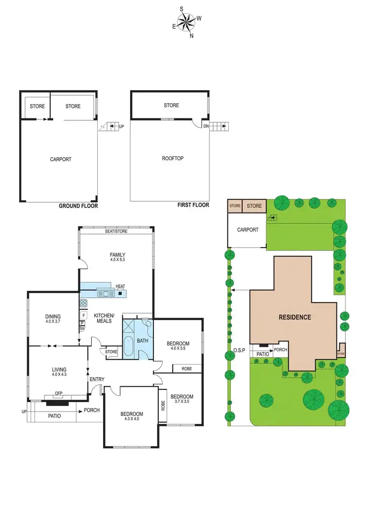 Floorplan of Homely house listing, 10 Riddle Street, Bentleigh VIC 3204