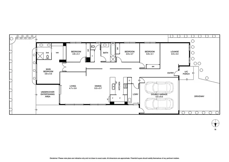 Floorplan of Homely house listing, 43 Wynnstay Street, Clyde VIC 3978