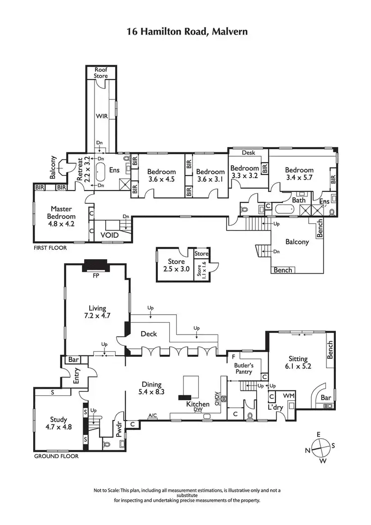 Floorplan of Homely house listing, 16 Hamilton Road, Malvern VIC 3144