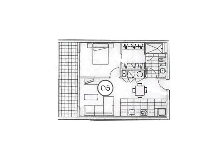 Floorplan of Homely apartment listing, 605/8 Breavington Way, Northcote VIC 3070
