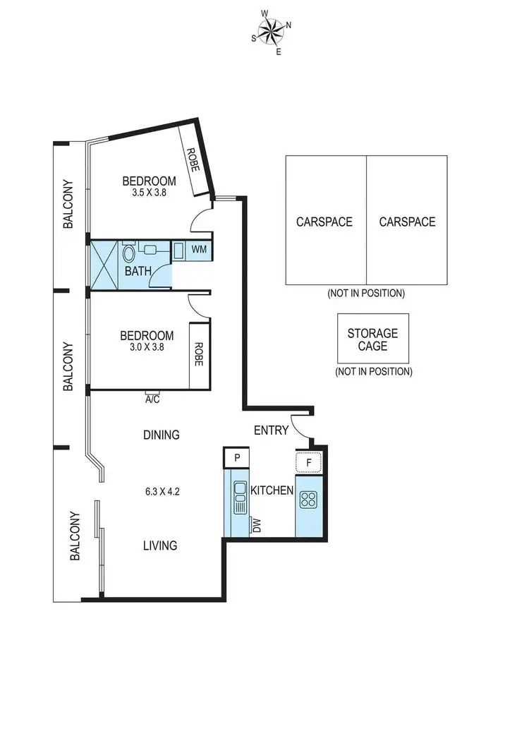 Floorplan of Homely apartment listing, G01/175 Kangaroo Road, Hughesdale VIC 3166