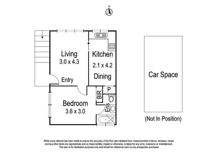 Floorplan of Homely apartment listing, 10/40 Yarralea Street, Alphington VIC 3078