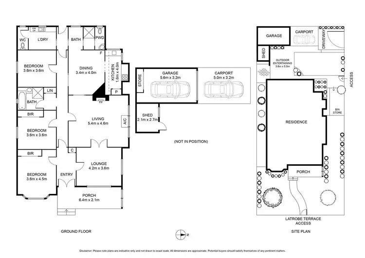 Floorplan of Homely house listing, 328-330 Latrobe Terrace, Newtown VIC 3220