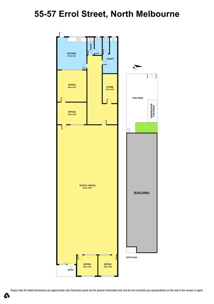Floorplan of Homely other listing, 55-57 Errol Street, North Melbourne VIC 3051
