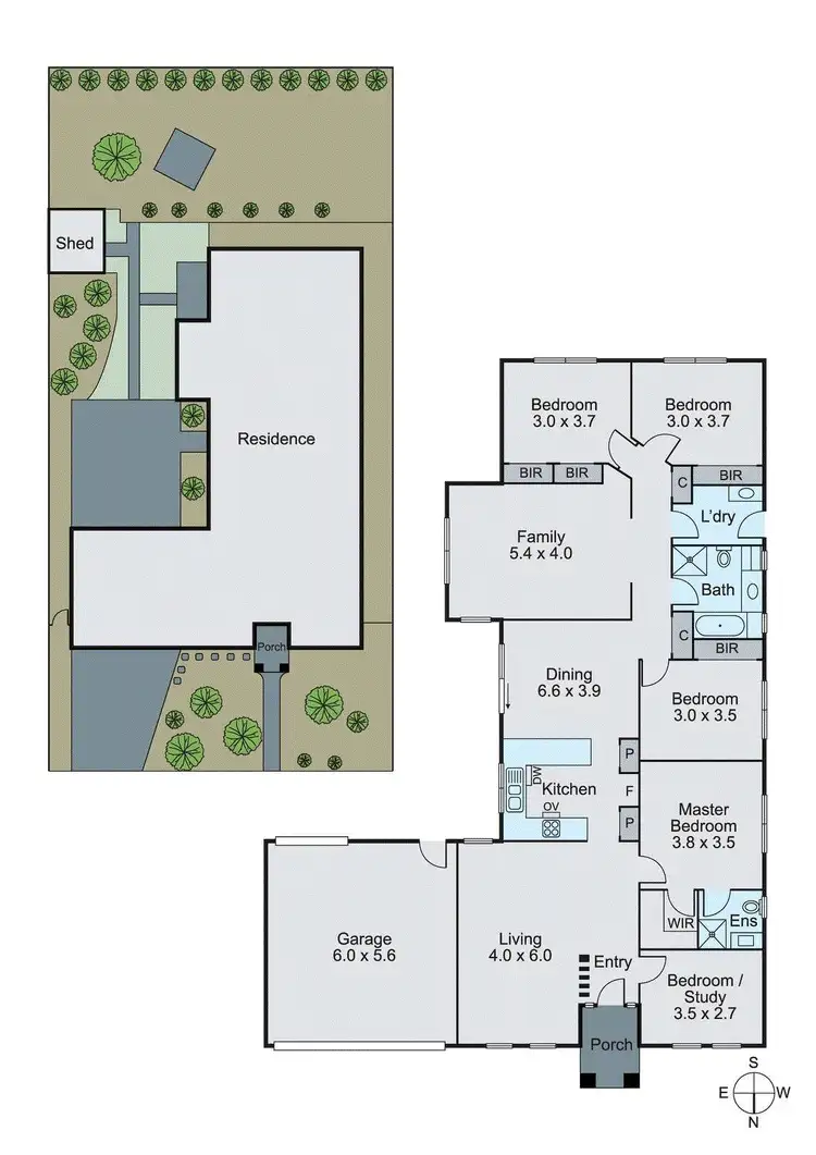 Floorplan of Homely house listing, 5 Chisholm Crescent, Narre Warren South VIC 3805