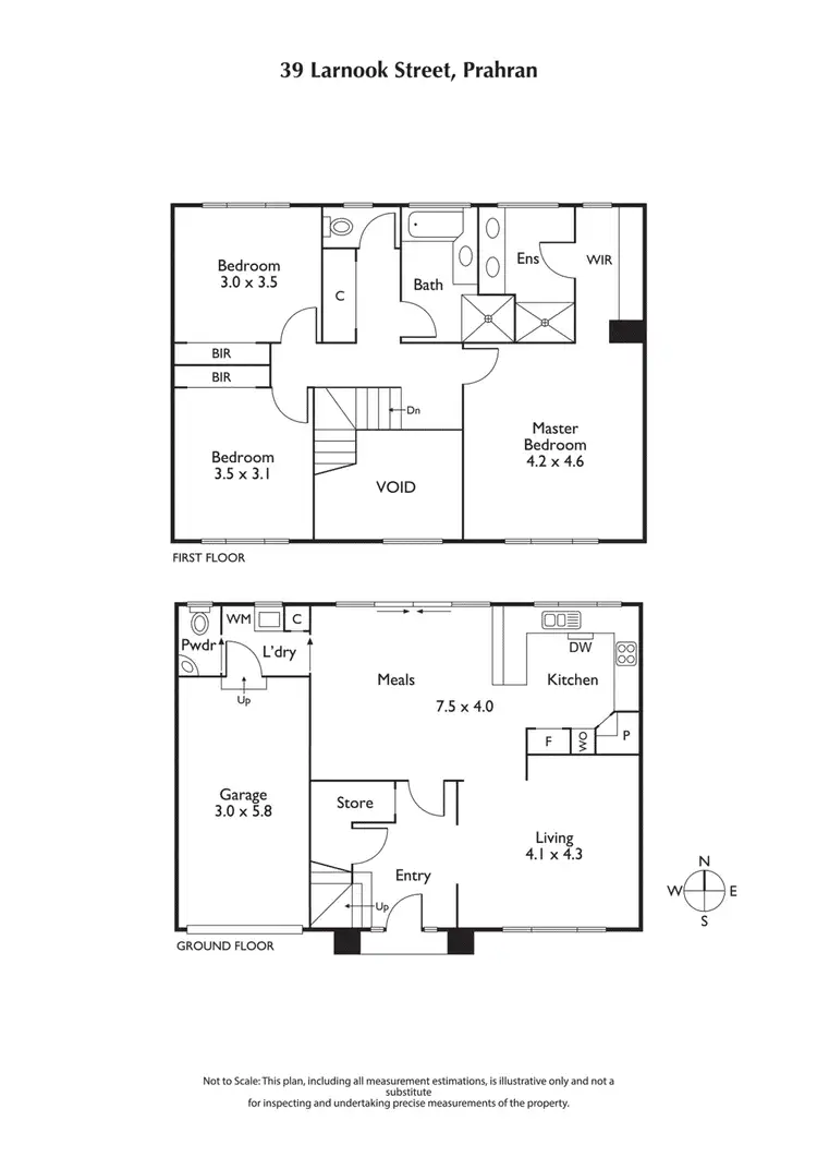 Floorplan of Homely house listing, 39 Larnook Street, Prahran VIC 3181