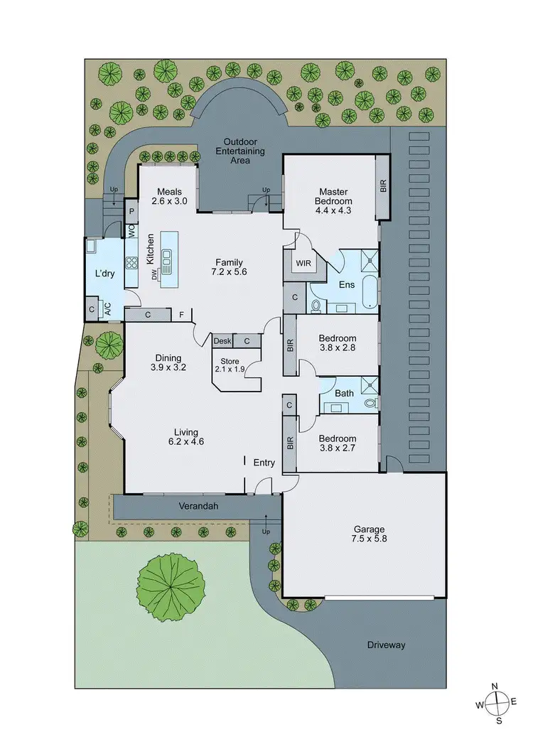 Floorplan of Homely house listing, 20 Savannah Place, Chadstone VIC 3148