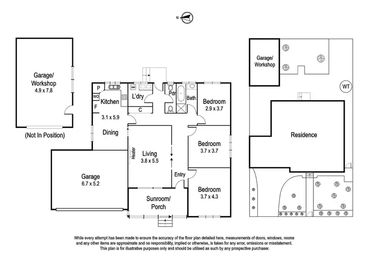 Floorplan of Homely house listing, 8 Keats Street, Heidelberg Heights VIC 3081