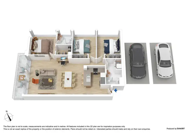 Floorplan of Homely apartment listing, 260/173 City Road, Southbank VIC 3006