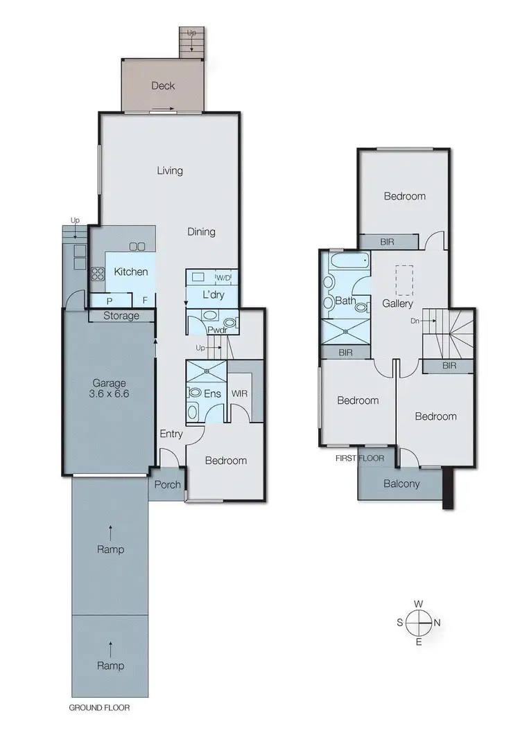 Floorplan of Homely townhouse listing, 2/47 Margot Street, Chadstone VIC 3148