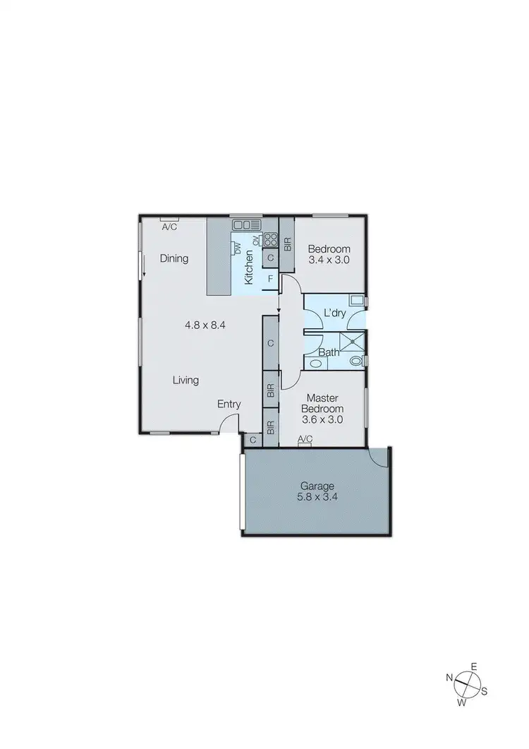 Floorplan of Homely unit listing, 2/3 Second Street, Clayton South VIC 3169