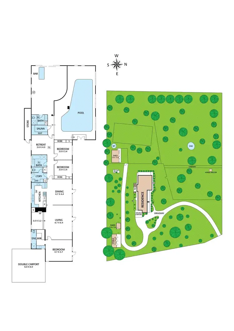Floorplan of Homely house listing, 80 Research Warrandyte Road, Research VIC 3095