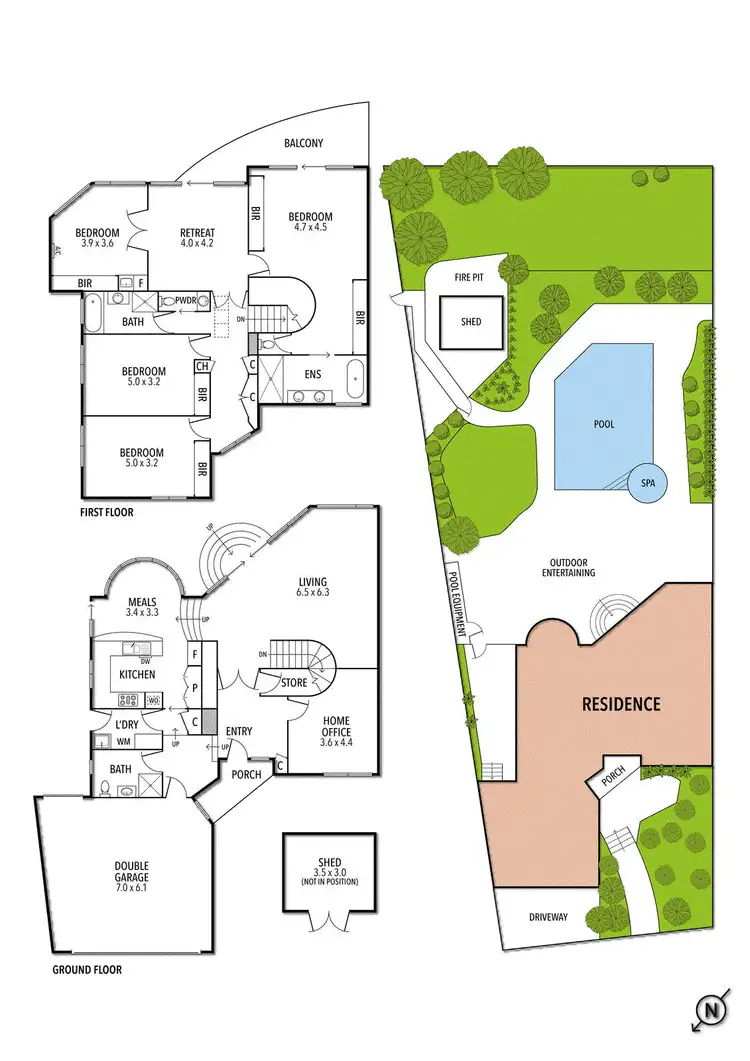 Floorplan of Homely house listing, 99 Riviera Road, Avondale Heights VIC 3034