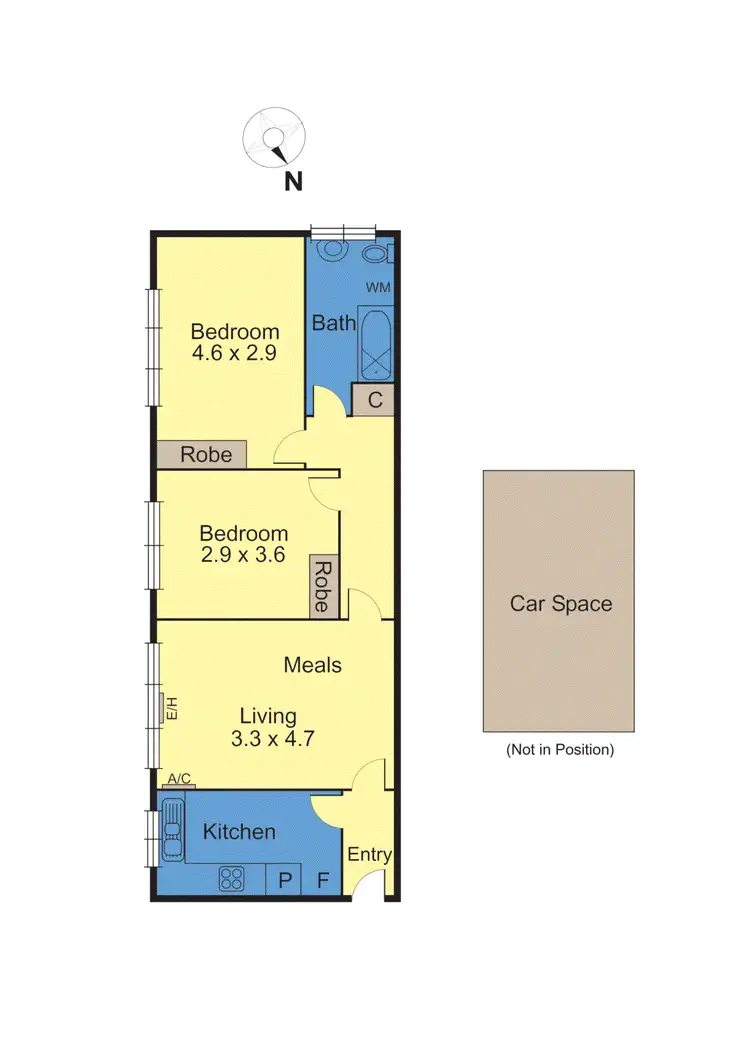 Floorplan of Homely apartment listing, 6/30 Elm Street, Hawthorn VIC 3122