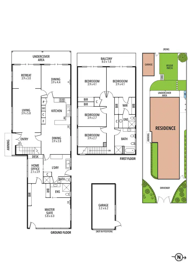 Floorplan of Homely house listing, 9A Lawson Street, Moonee Ponds VIC 3039
