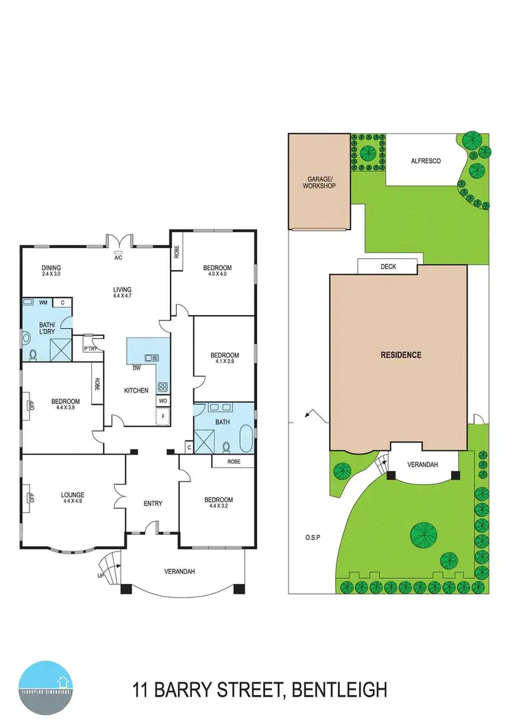 Floorplan of Homely house listing, 11 Barry Street, Bentleigh VIC 3204