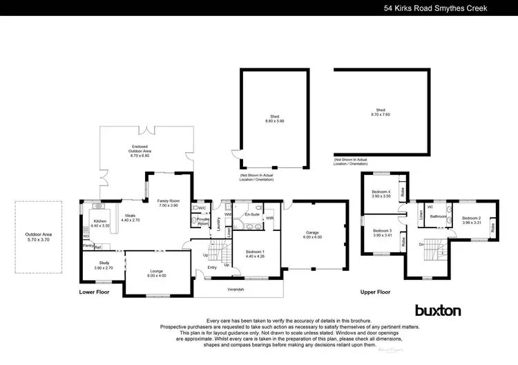 Floorplan of Homely house listing, 54 Kirks Road, Smythes Creek VIC 3351