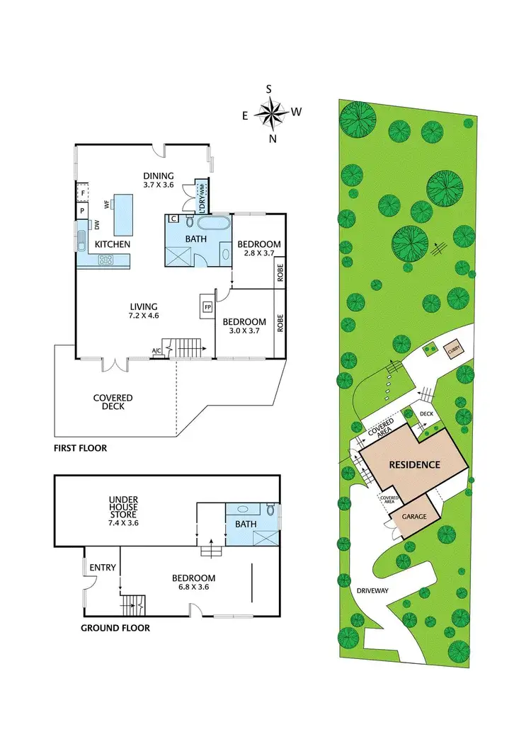 Floorplan of Homely house listing, 51 Valias Street, North Warrandyte VIC 3113