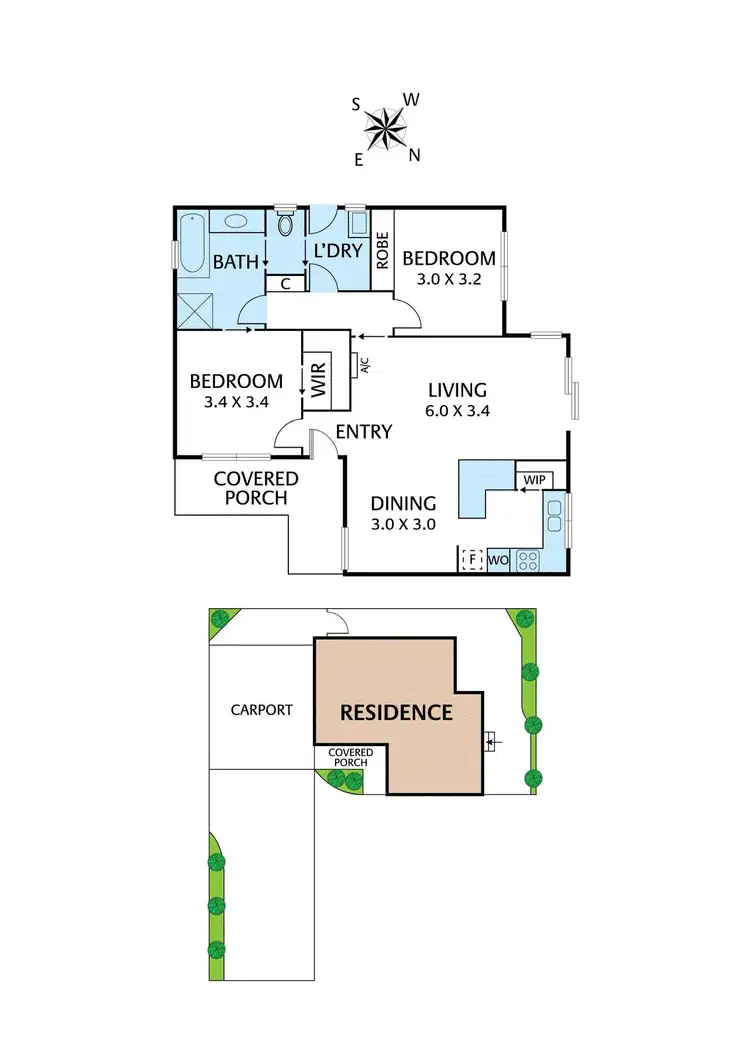 Floorplan of Homely unit listing, 3/29 Sunnyside Crescent, Wattle Glen VIC 3096
