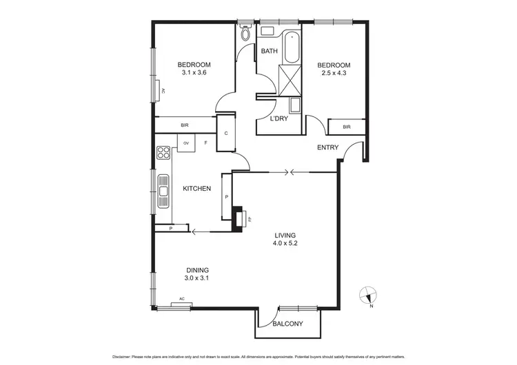 Floorplan of Homely apartment listing, 3/2 Victoria Street, Elsternwick VIC 3185