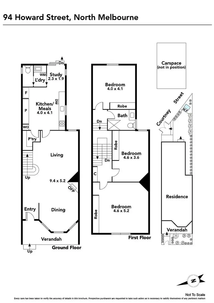 Floorplan of Homely house listing, 94 Howard Street, North Melbourne VIC 3051