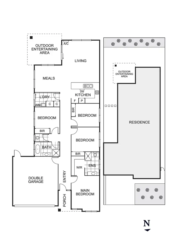 Floorplan of Homely house listing, 25 Coolibah Street, Doreen VIC 3754