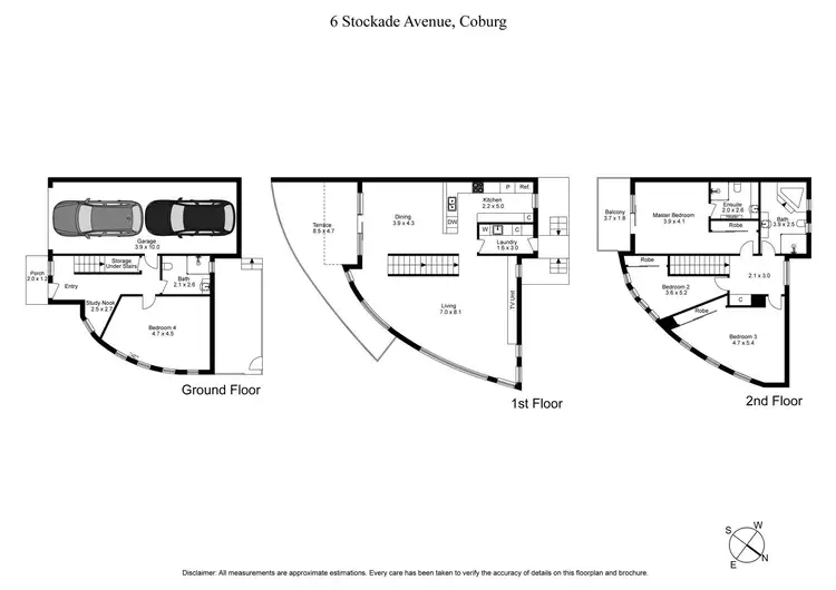 Floorplan of Homely house listing, 6 Stockade Avenue, Coburg VIC 3058