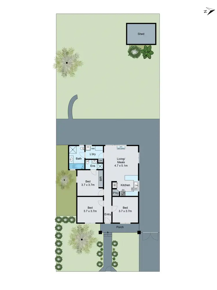 Floorplan of Homely house listing, 7 Connell Road, Oakleigh VIC 3166