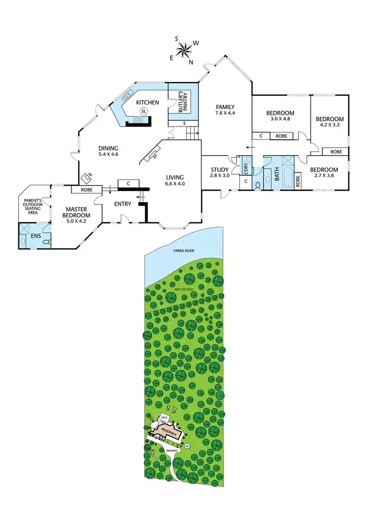 Floorplan of Homely house listing, 702 Henley Road, Bend Of Islands VIC 3097