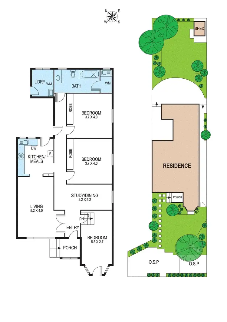 Floorplan of Homely house listing, 10 Trafalgar Street, Brighton VIC 3186