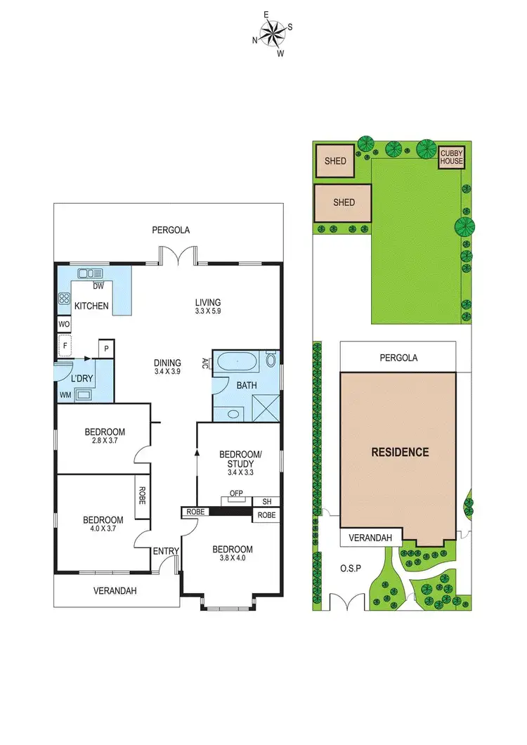 Floorplan of Homely house listing, 36 Landcox Street, Brighton East VIC 3187