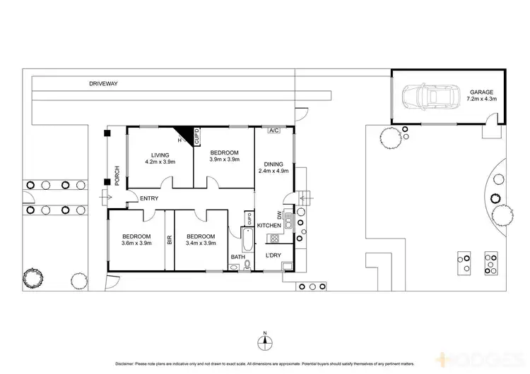 Floorplan of Homely house listing, 9 Ebden Street, Hamlyn Heights VIC 3215