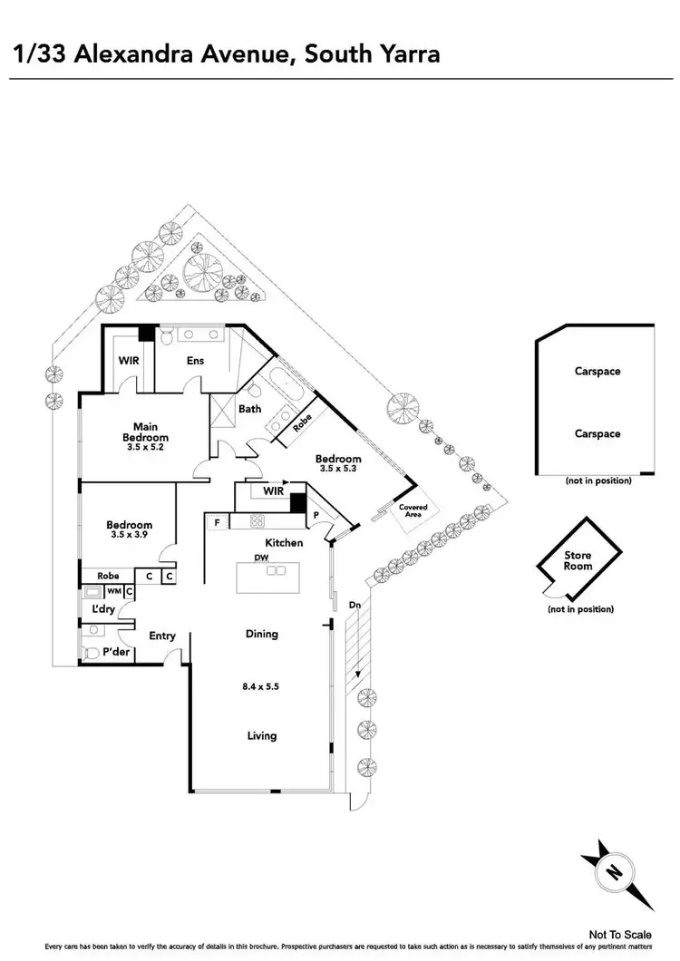 Floorplan of Homely apartment listing, 1/33 Alexandra Avenue, South Yarra VIC 3141