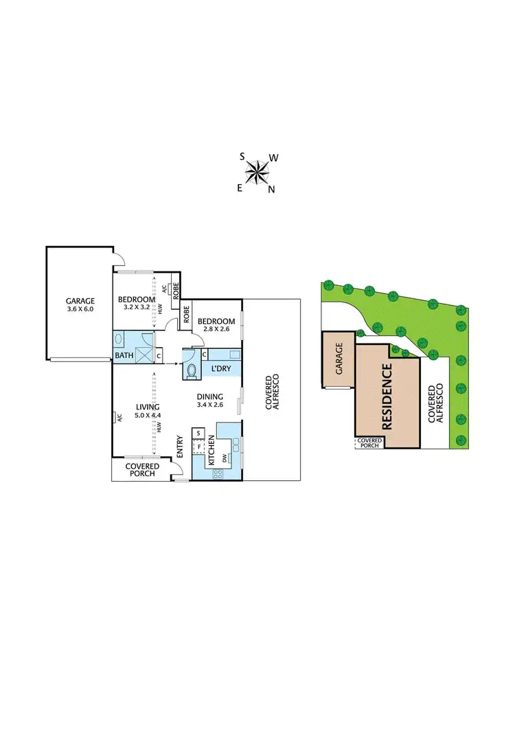 Floorplan of Homely unit listing, 5/57 Beard Street, Eltham VIC 3095