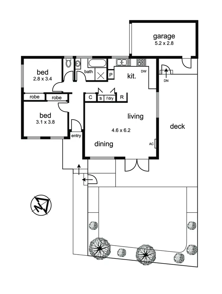 Floorplan of Homely unit listing, 10/41 Prospect Street, Mount Waverley VIC 3149