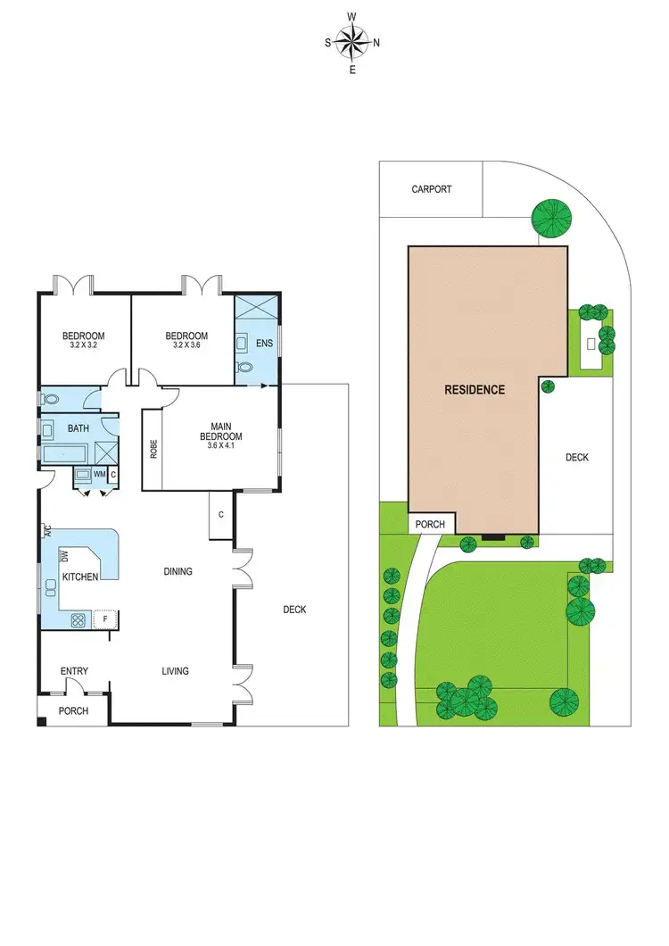 Floorplan of Homely house listing, 1/3 Fiddes Street, Moorabbin VIC 3189
