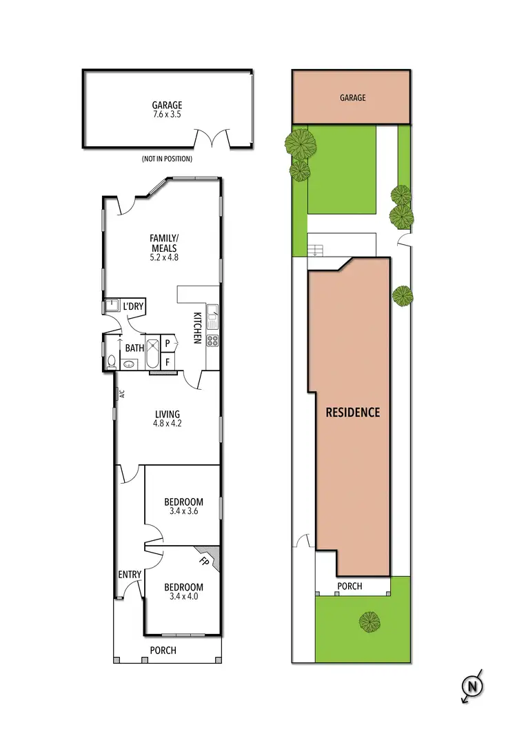 Floorplan of Homely house listing, 131 Roseberry Street, Ascot Vale VIC 3032