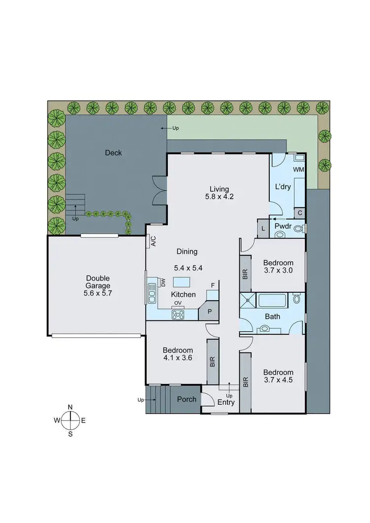 Floorplan of Homely unit listing, 2/1 Arthur Street, Ashwood VIC 3147