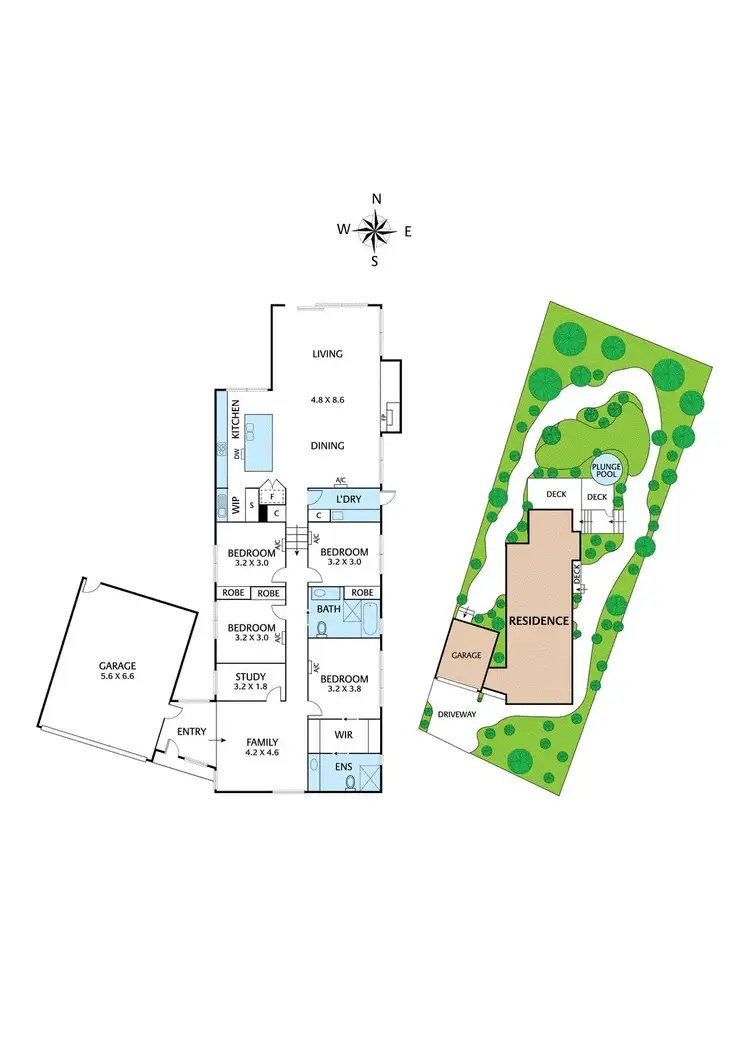 Floorplan of Homely house listing, 9 Morelle Street, Research VIC 3095