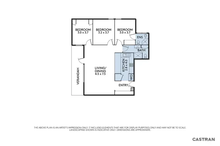 Floorplan of Homely unit listing, A302/191 Summit Road "Twin Towers", Mount Buller VIC 3723