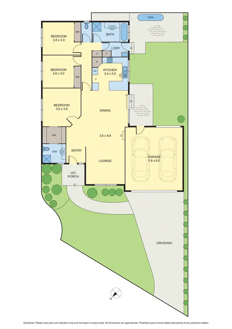 Floorplan of Homely villa listing, 1/20 James Road, Croydon VIC 3136