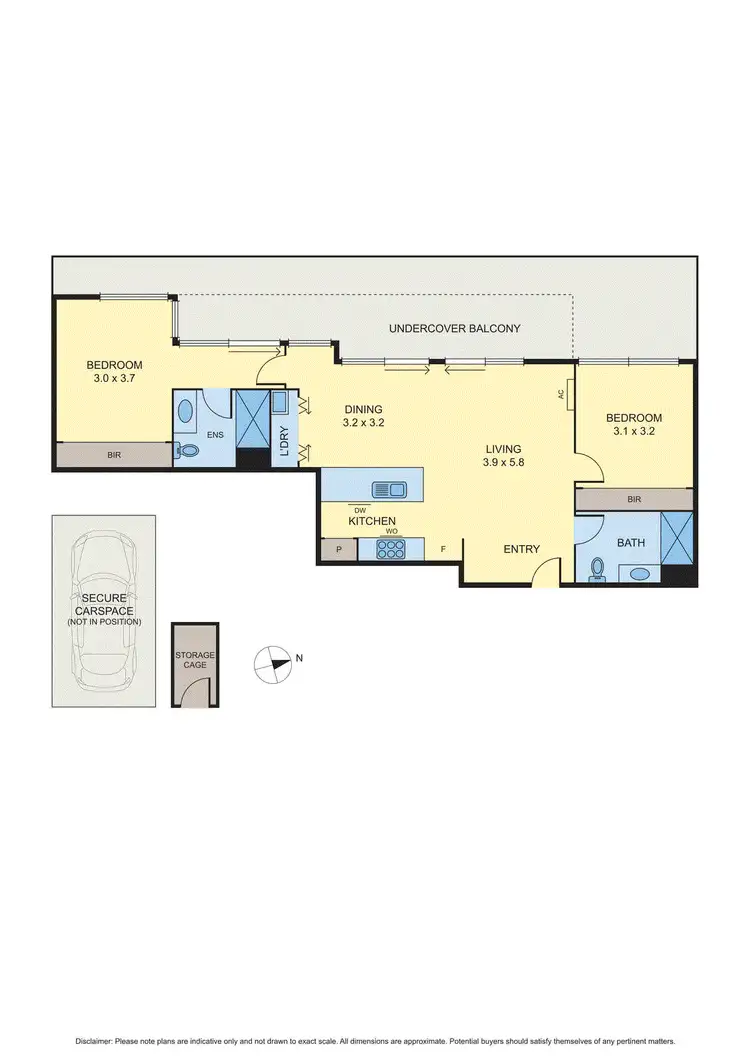 Floorplan of Homely apartment listing, 103/665 Centre Road, Bentleigh East VIC 3165