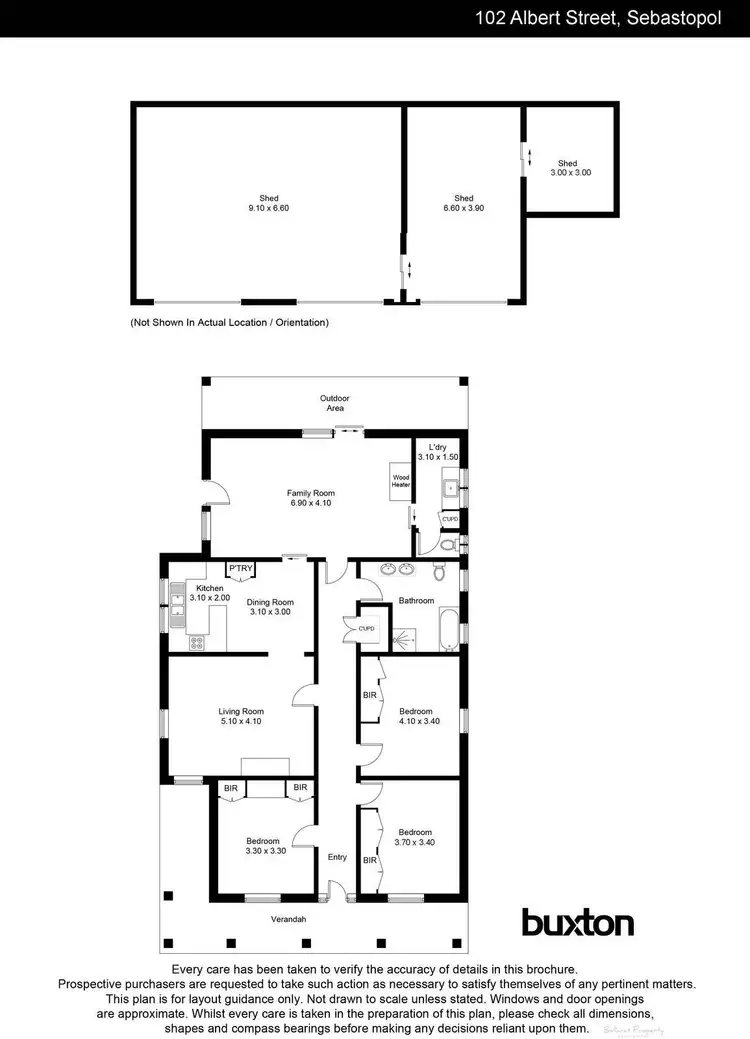 Floorplan of Homely house listing, 102 Albert Street, Sebastopol VIC 3356