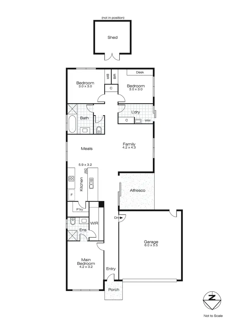 Floorplan of Homely house listing, 361 Glenelg Highway, Smythes Creek VIC 3351