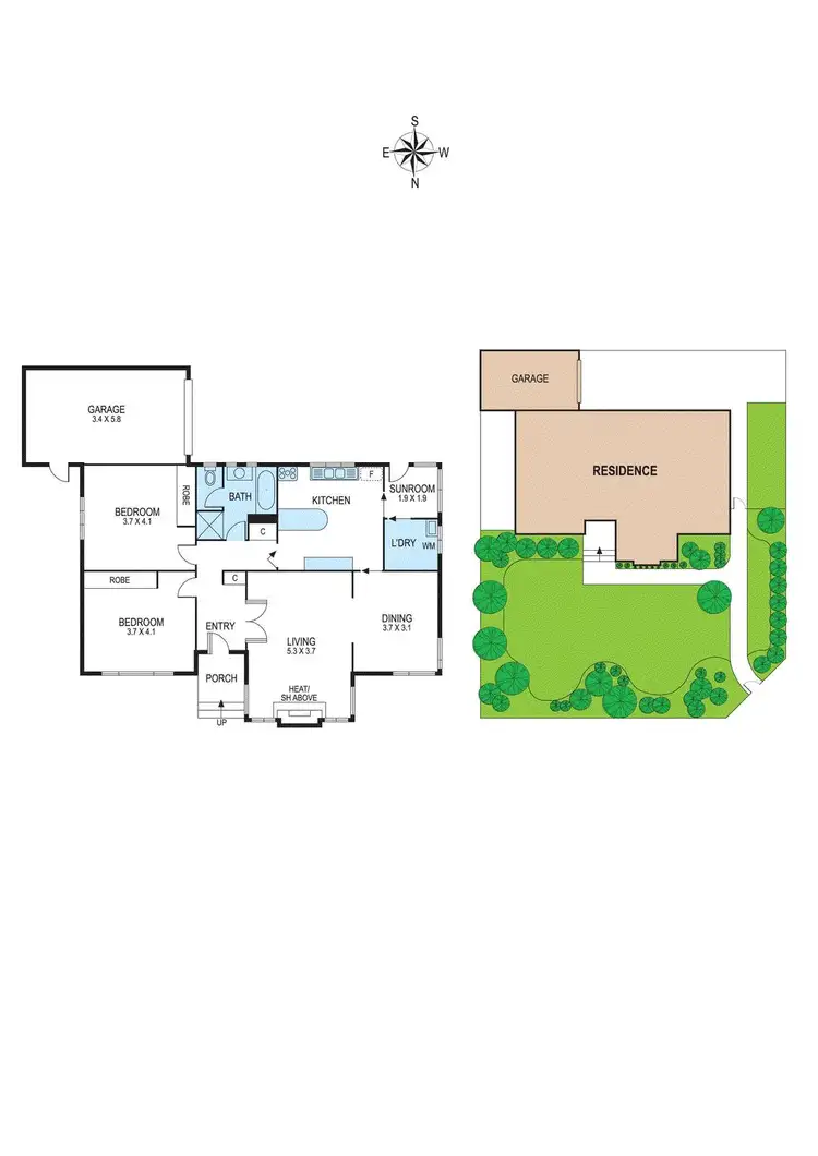 Floorplan of Homely house listing, 18 Exley Road, Hampton East VIC 3188