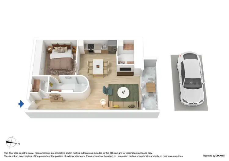 Floorplan of Homely apartment listing, 1309/7 Riverside Quay, Southbank VIC 3006