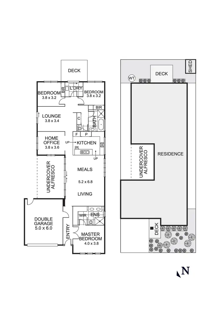 Floorplan of Homely house listing, 5 Tregowan Place, Doreen VIC 3754