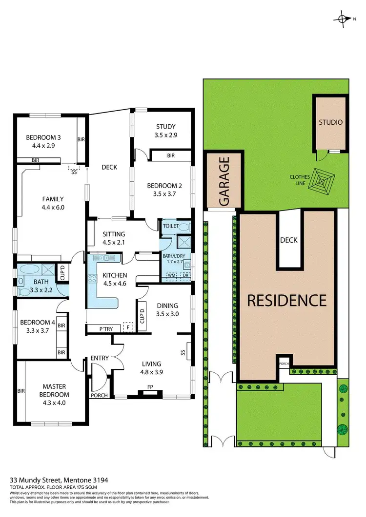Floorplan of Homely house listing, 33 Mundy Street, Mentone VIC 3194