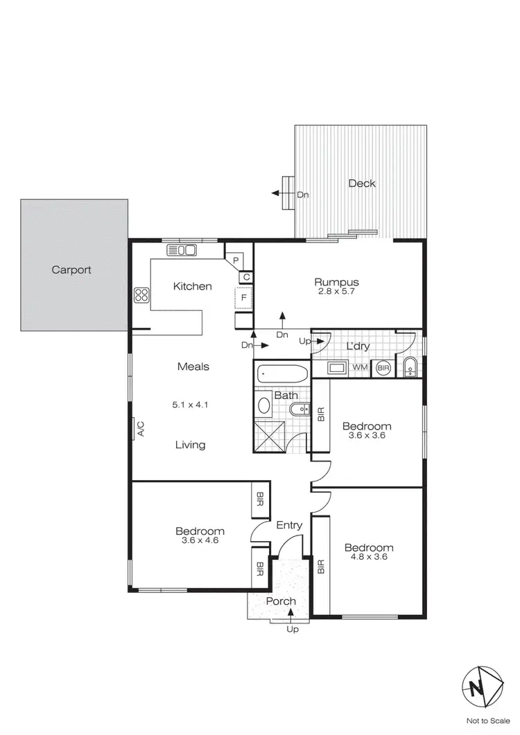 Floorplan of Homely house listing, 513 Peel Street, Black Hill VIC 3350