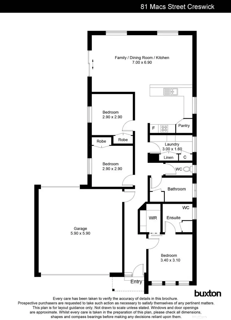 Floorplan of Homely house listing, 81 Macs Street, Creswick VIC 3363